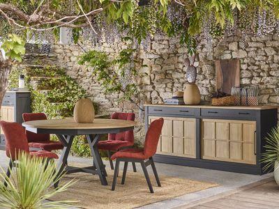 Grand bahut de style campagne chic