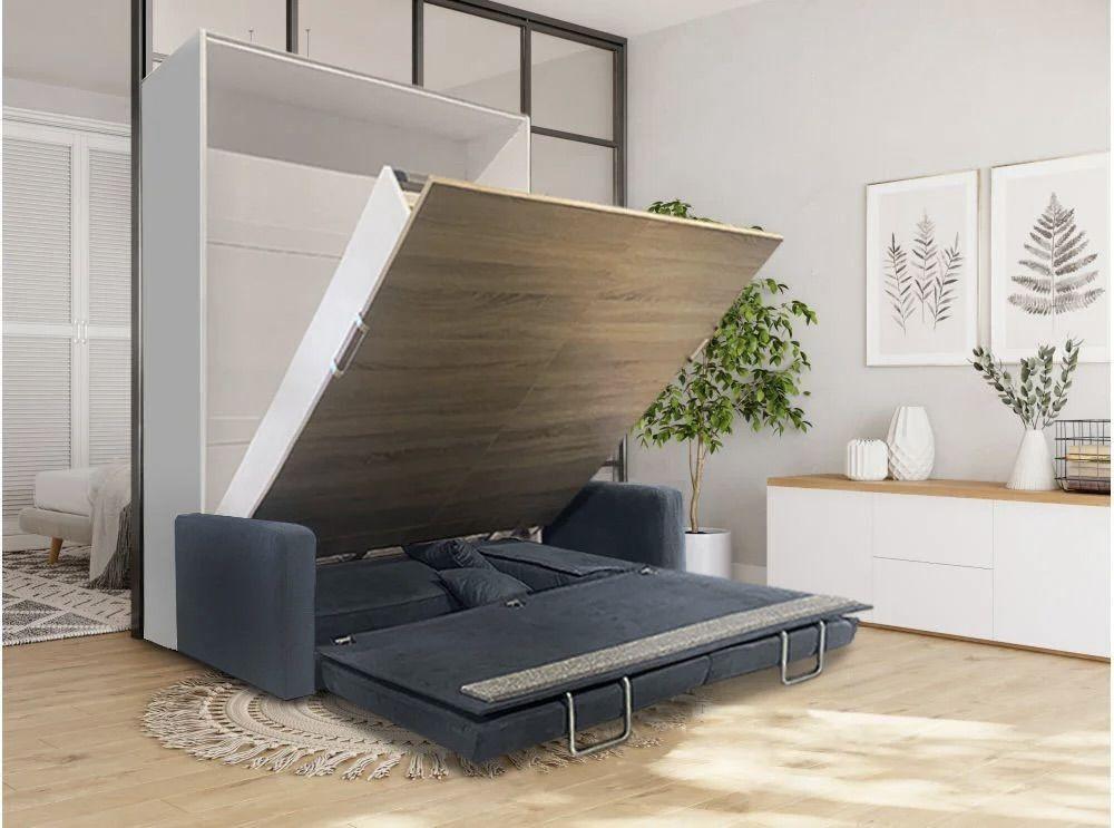 Lit escamotable avec canapé intégré  2