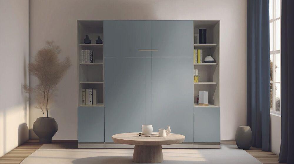 Lit relevable avec option colonne de rangement  3