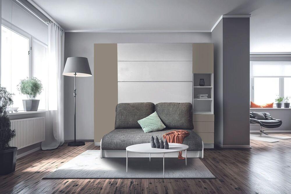 Lit coffre relevable avec rangements 4