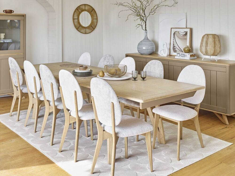 Table de repas rectangulaire fixe ou extensible 2