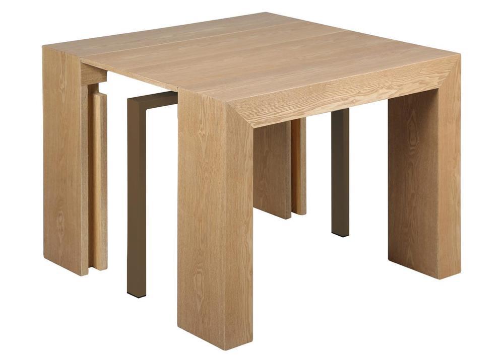 Console extensible 3 allonges plaqué frêne 2