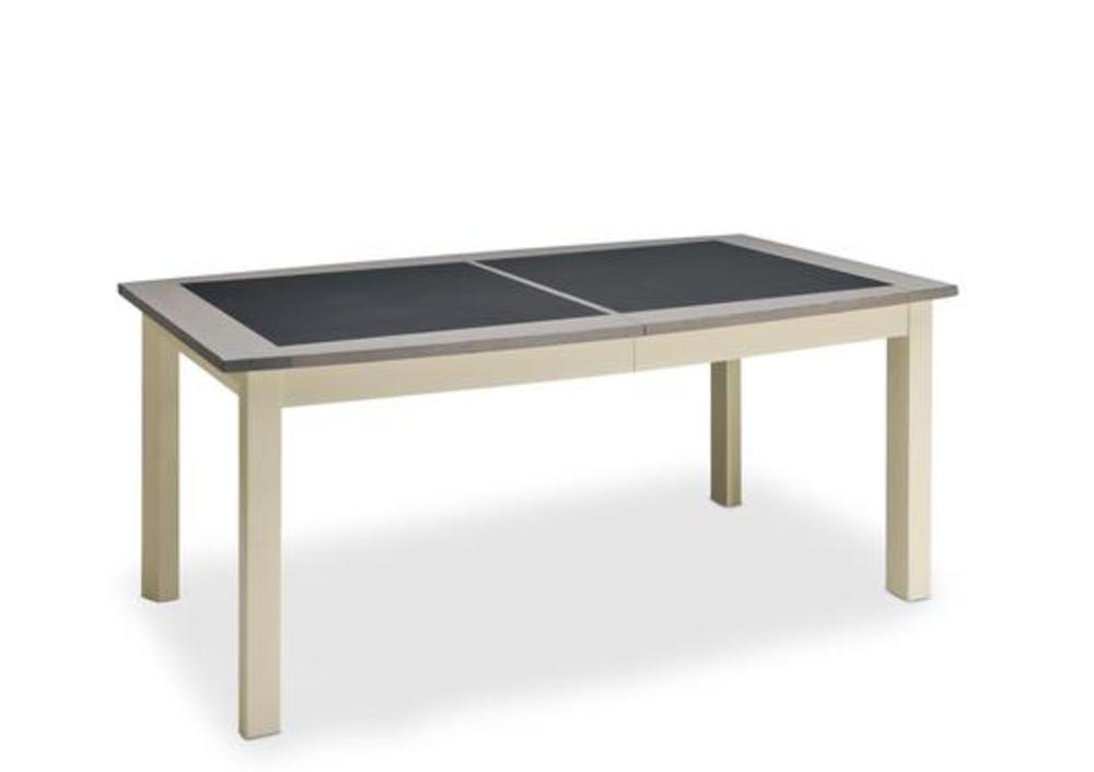 Table plateau céramique pieds droits ou en croix 2