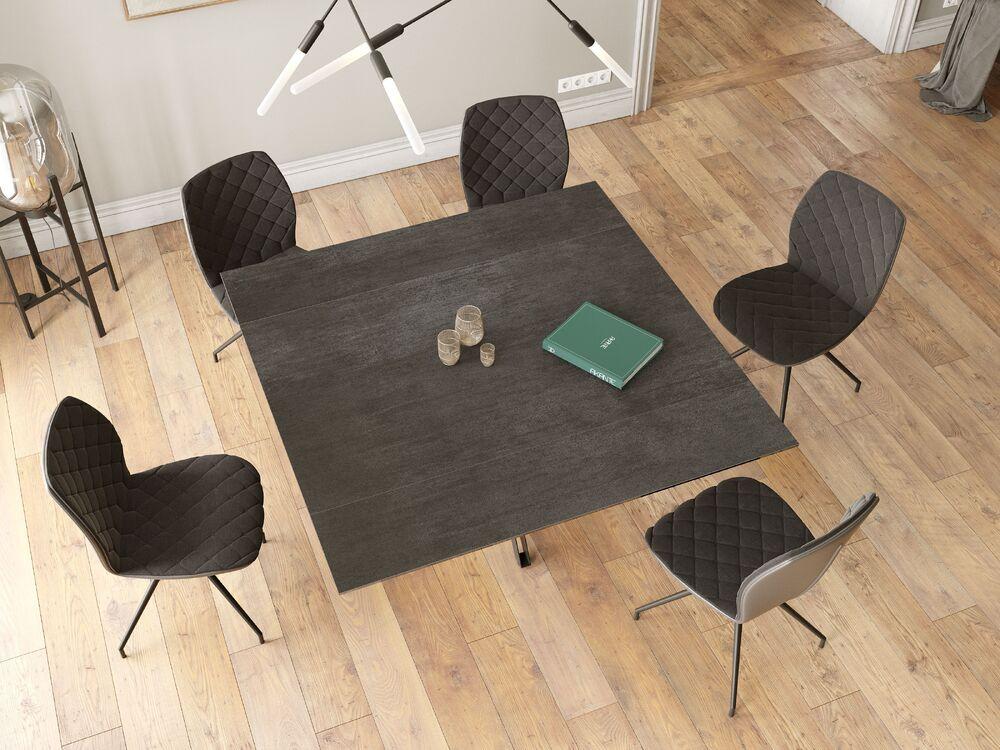 Table en céramique extensible carré 3