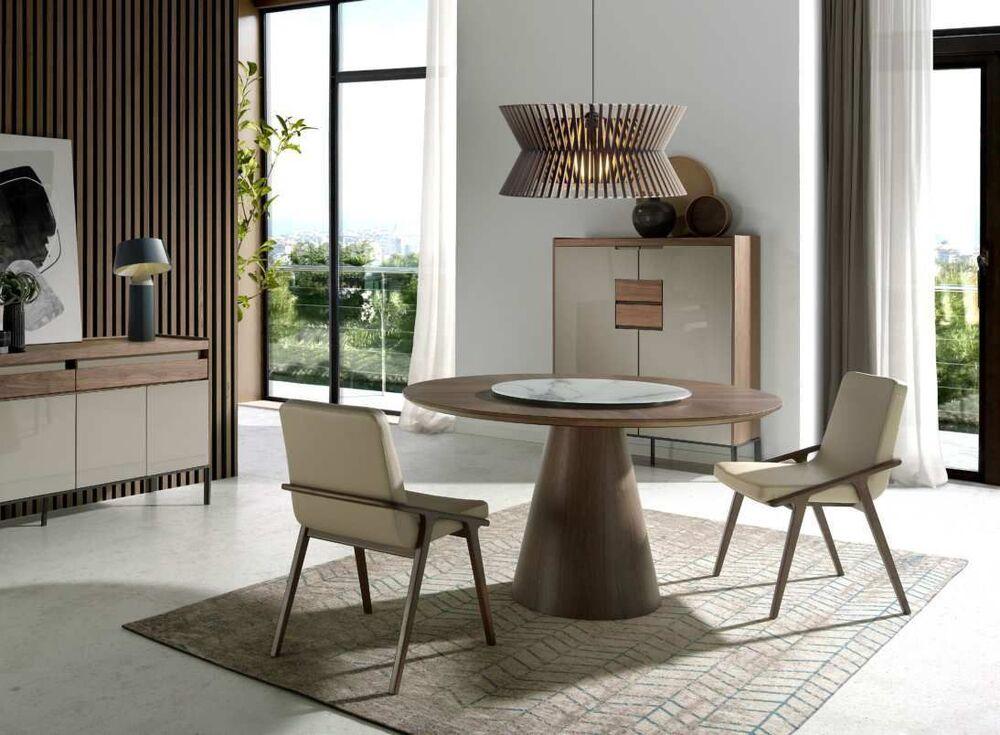 Table ronde avec plateau apéro 