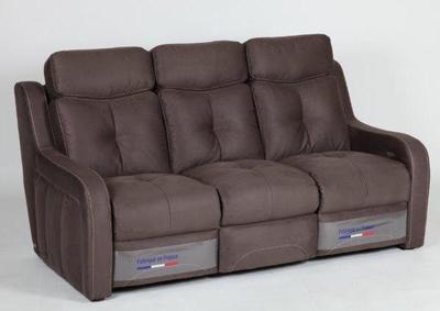 Canapé 3 places contemporain relax, microfibre  ou tissu