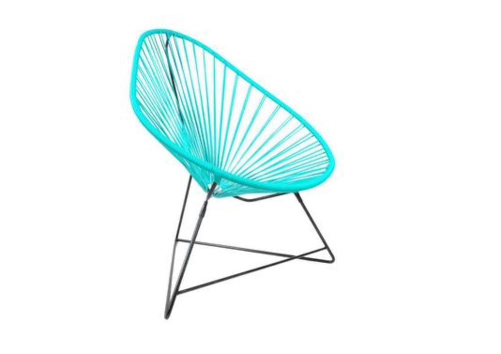 Fauteuil d'extérieur tressé en œuf 2