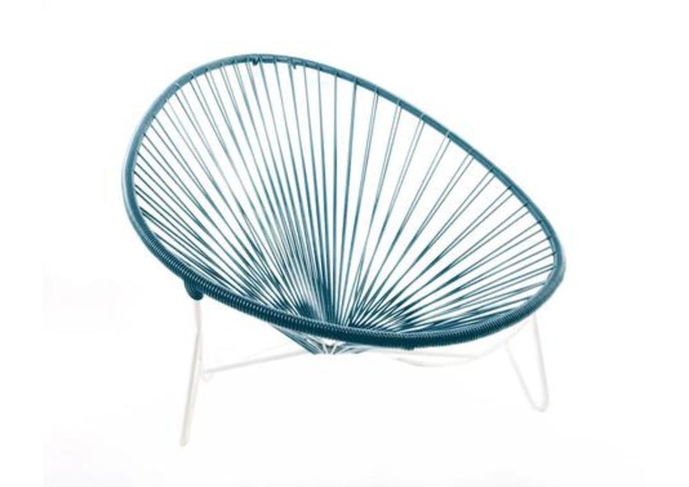 Fauteuil bain de soleil tressé 1