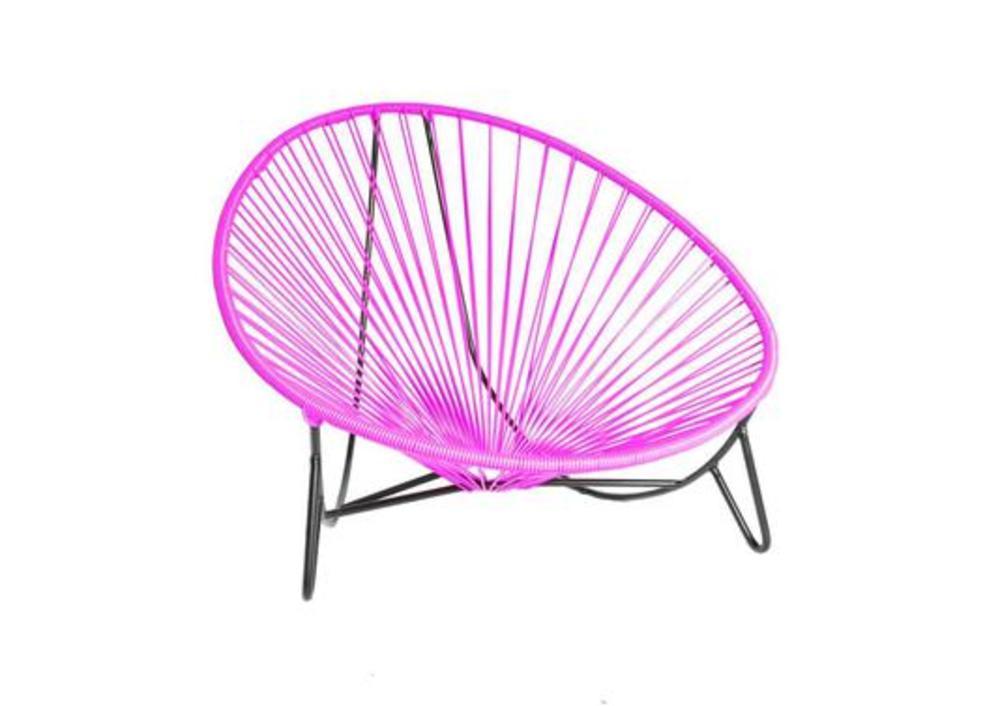 Fauteuil bain de soleil tressé 2