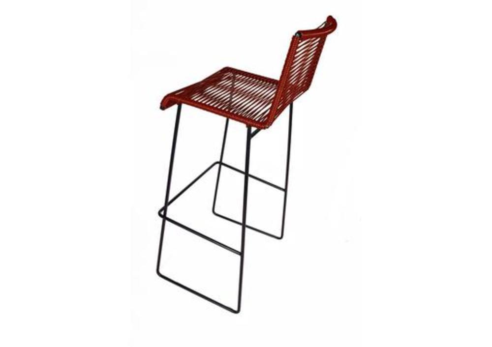 Chaise de bar extérieure haute et fine 2