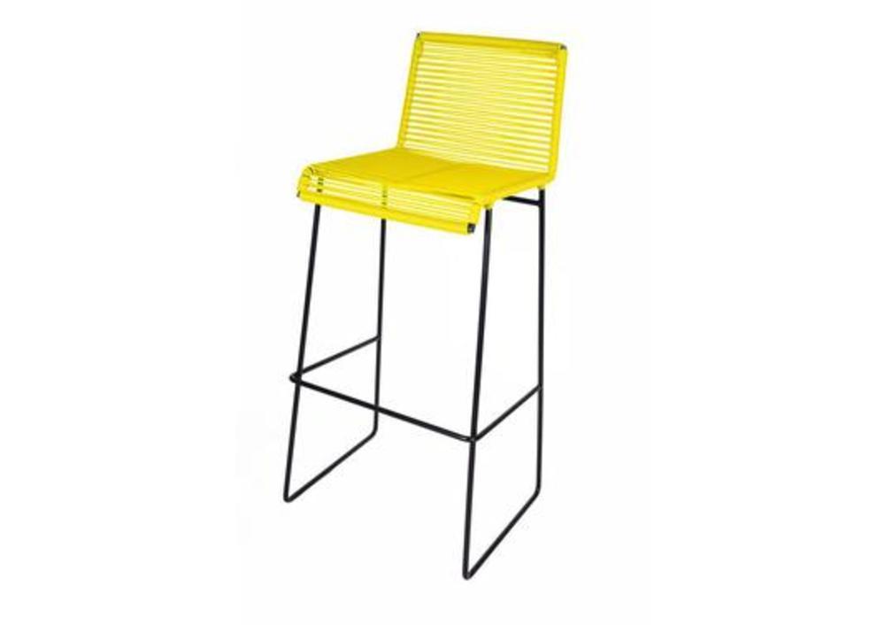 Chaise de bar extérieure haute et fine 3