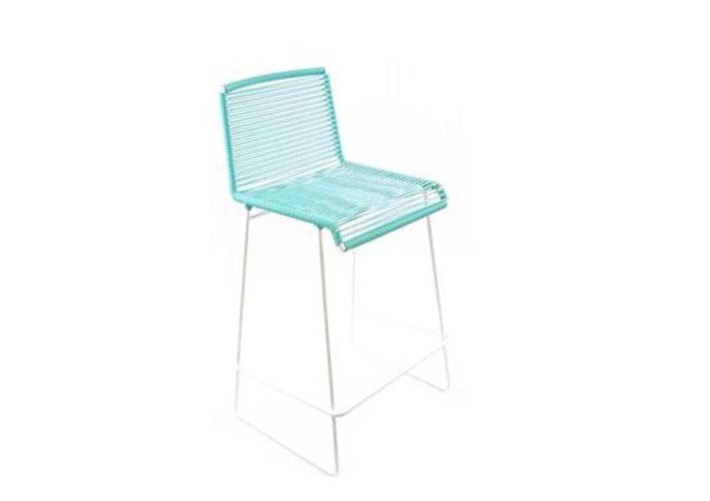 Chaise de bar extérieure haute et fine 4