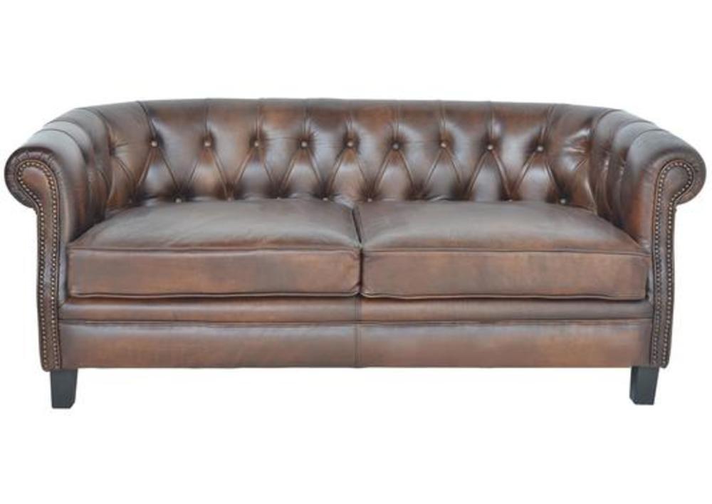 Magnifique petit canapé chesterfield  2