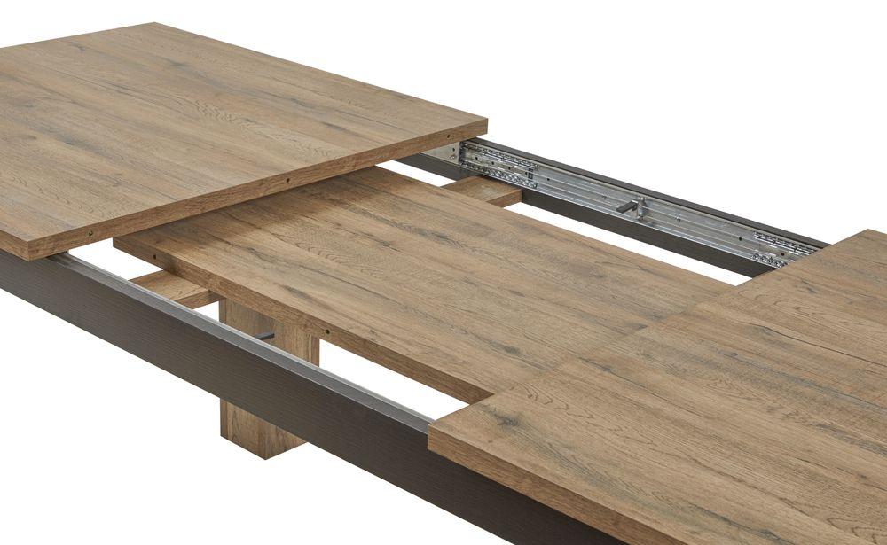 Table avec allonge de style massif 2