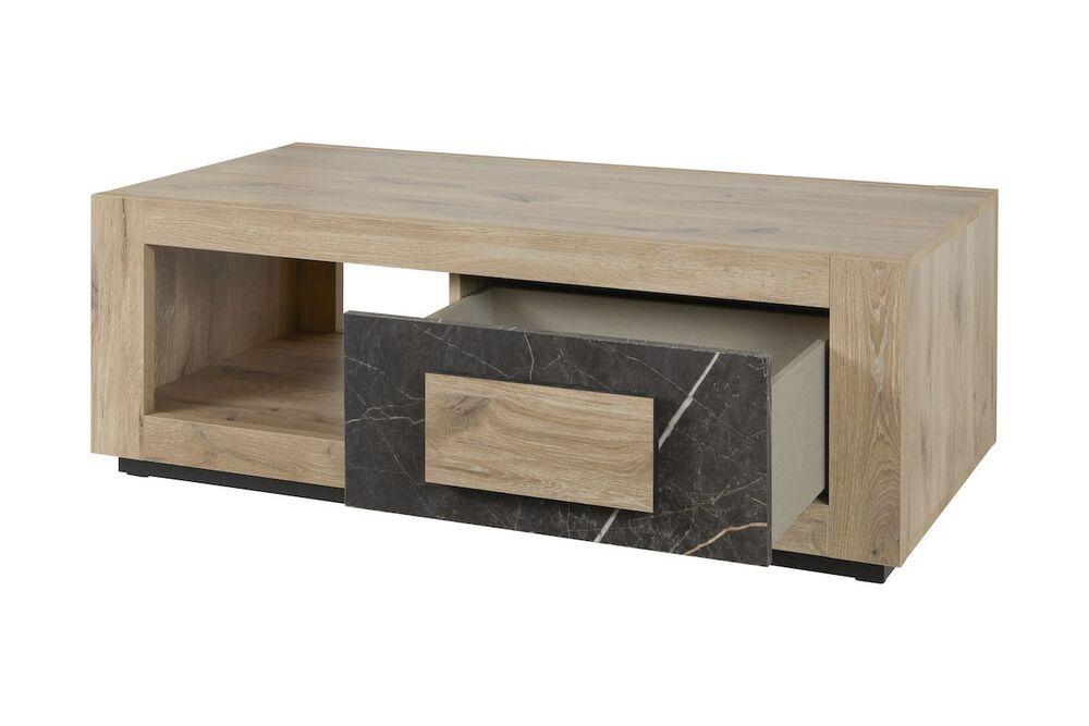 Table basse 1 tiroir de style moderne 2