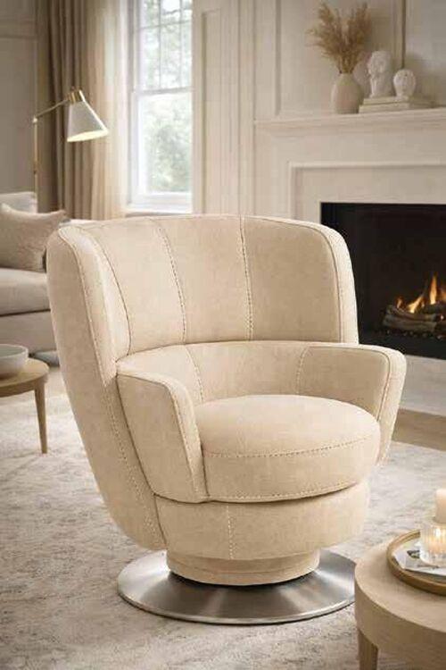 Fauteuil contemporain pivotant personnalisable