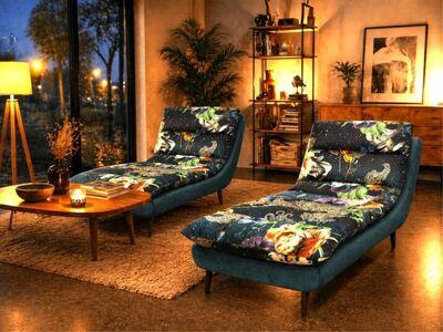 Méridienne au tissu original 