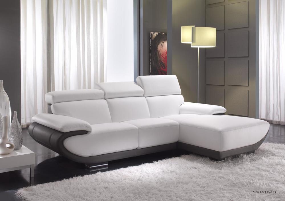 Canapé contemporain fixe ou relax, cuir ou microfibre 2