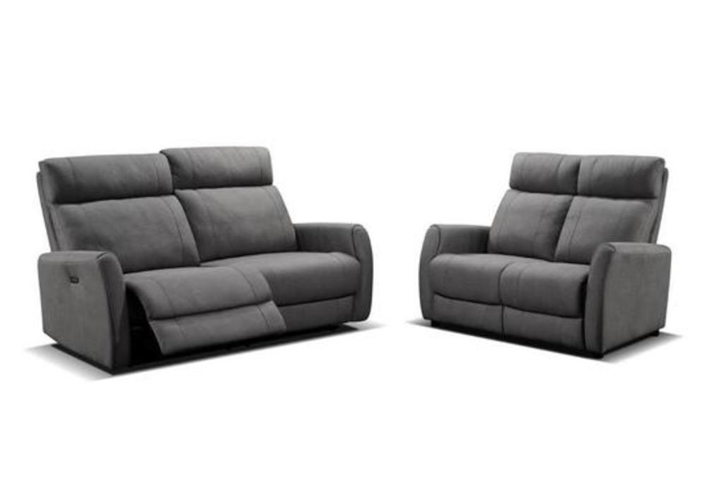 Canapé microfibre 2 places fixes