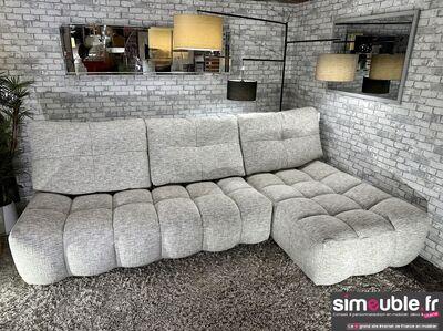 Canapé chaise longue cocooning avance recule 