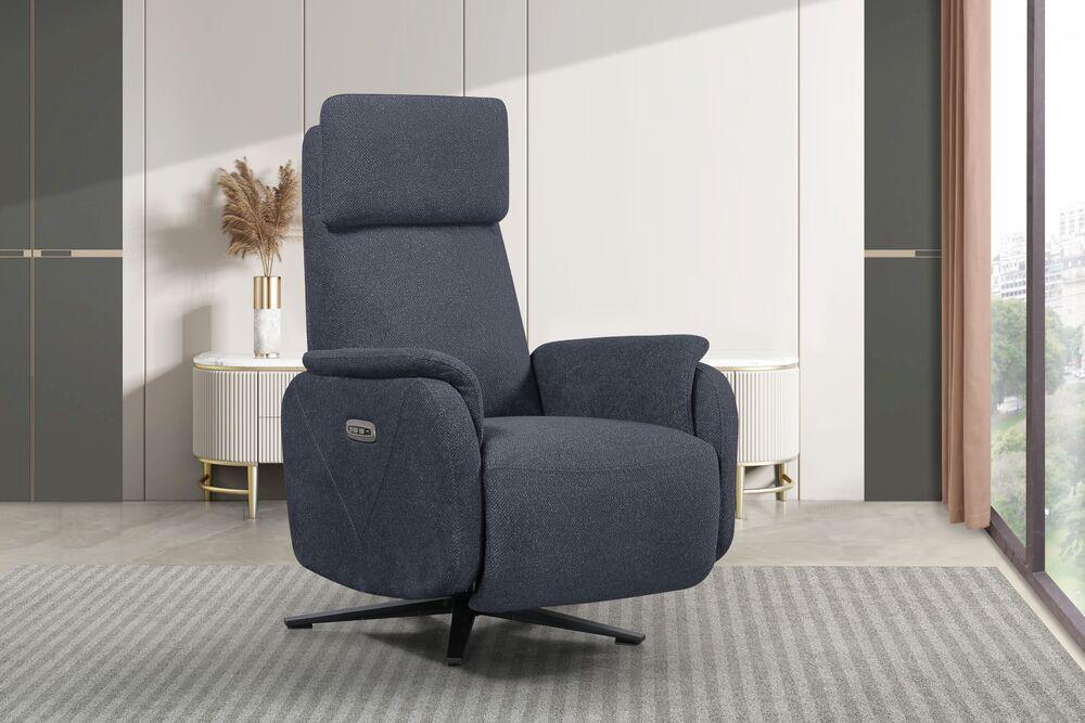 Fauteuil relax pivotant métal 2
