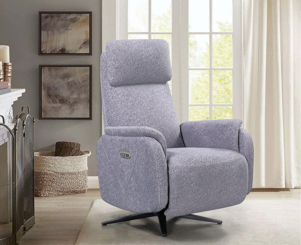 Fauteuil relax pivotant métal 3