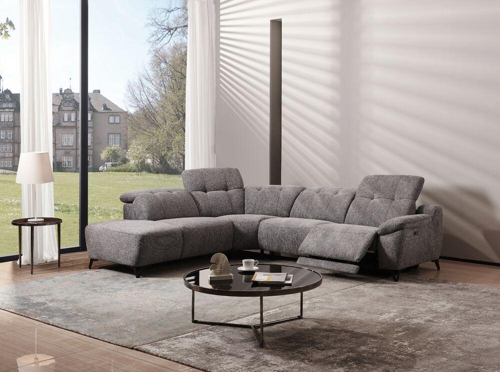 Canapé d'angle contemporain avec 1 relax électrique  3