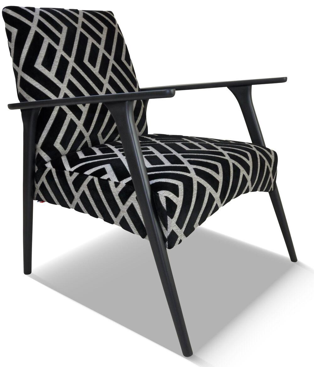 Fauteuil d'appoint tissu et finitions au choix 4