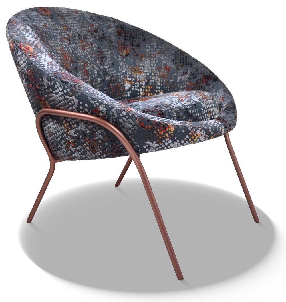 Fauteuil en tissu confortable à customiser  3