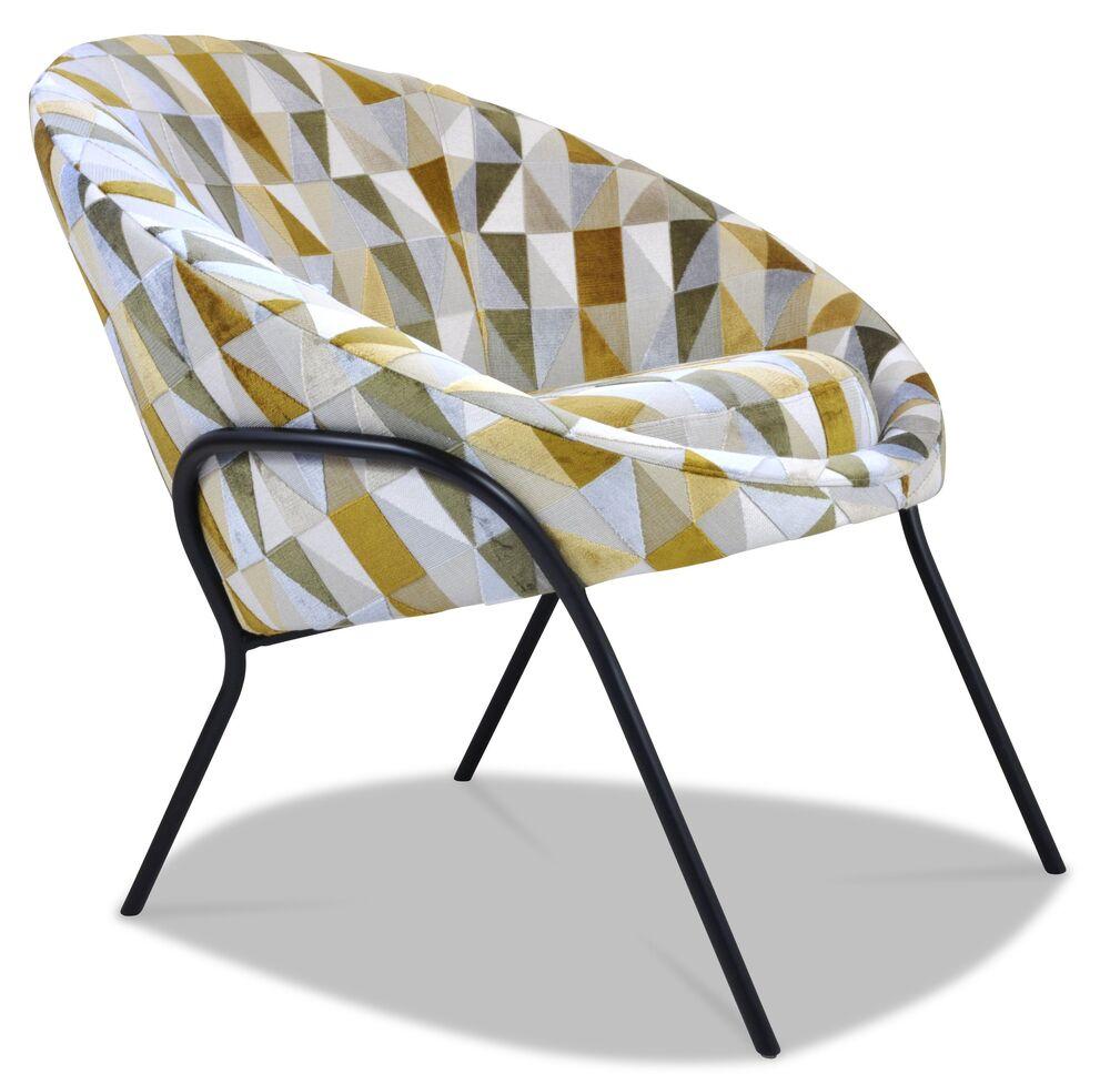 Fauteuil en tissu confortable à customiser  5