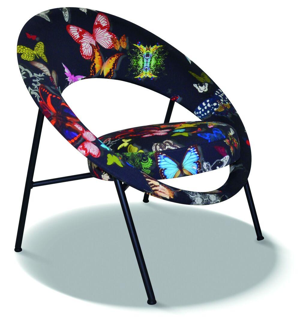 Fauteuil iconique tissu et finition au choix 4