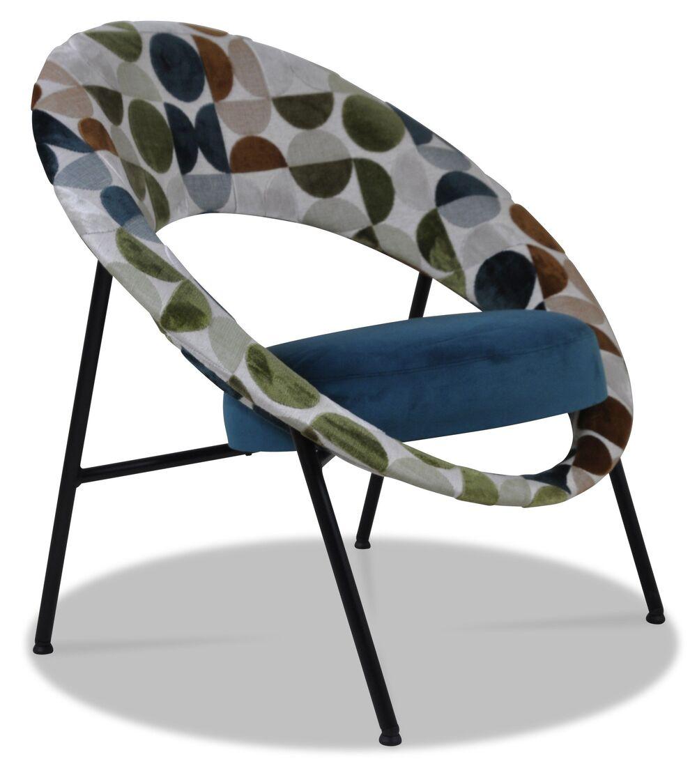 Fauteuil iconique tissu et finition au choix 2