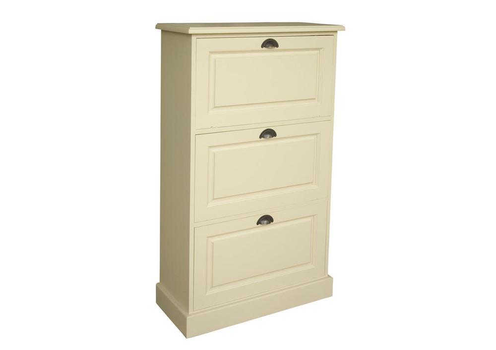 Meuble à chaussures en pin massif 3 casiers 2