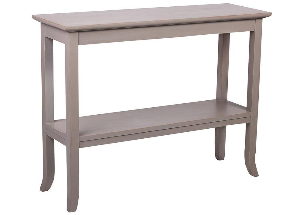 Console lignes épurées en pin massif pieds droits