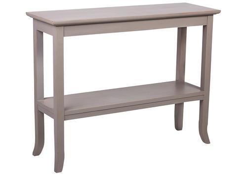 Console lignes épurées en pin massif pieds droits