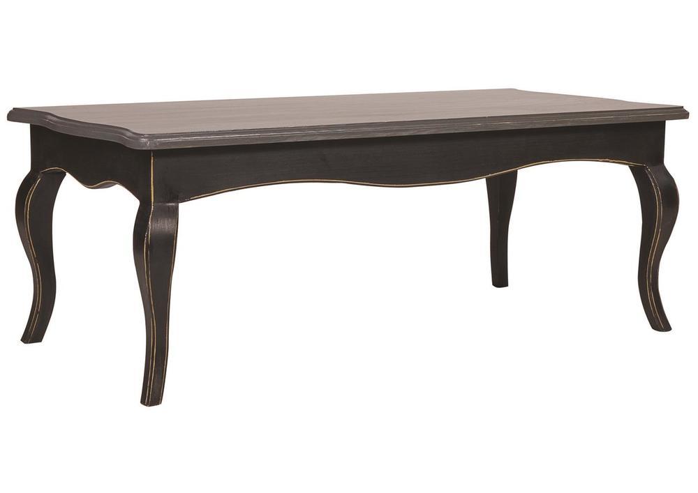 Table basse en pin massif pieds galbés