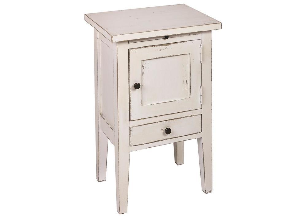 Chevet lignes épurées 1 porte 1 tiroir 1 tablette 1