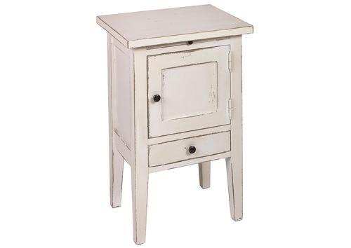 Chevet lignes épurées 1 porte 1 tiroir 1 tablette