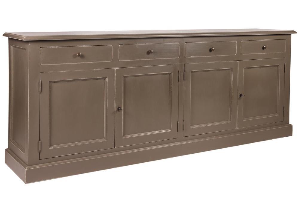 Grande enfilade 4 portes 4 tiroirs en pin massif