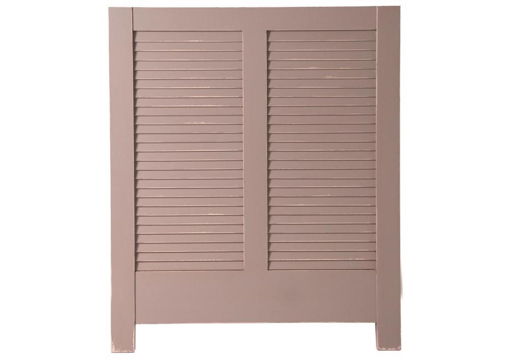 Jolie tête de lit en pin massif imitation persienne