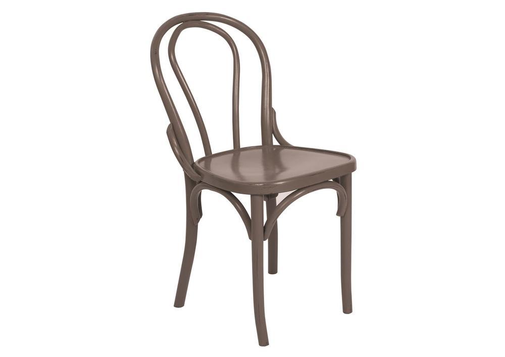 Chaise classique en pin massif ligne arrondie