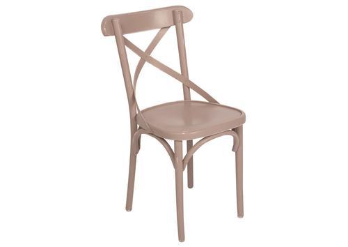 Chaise assise bois en pin massif dos en croix