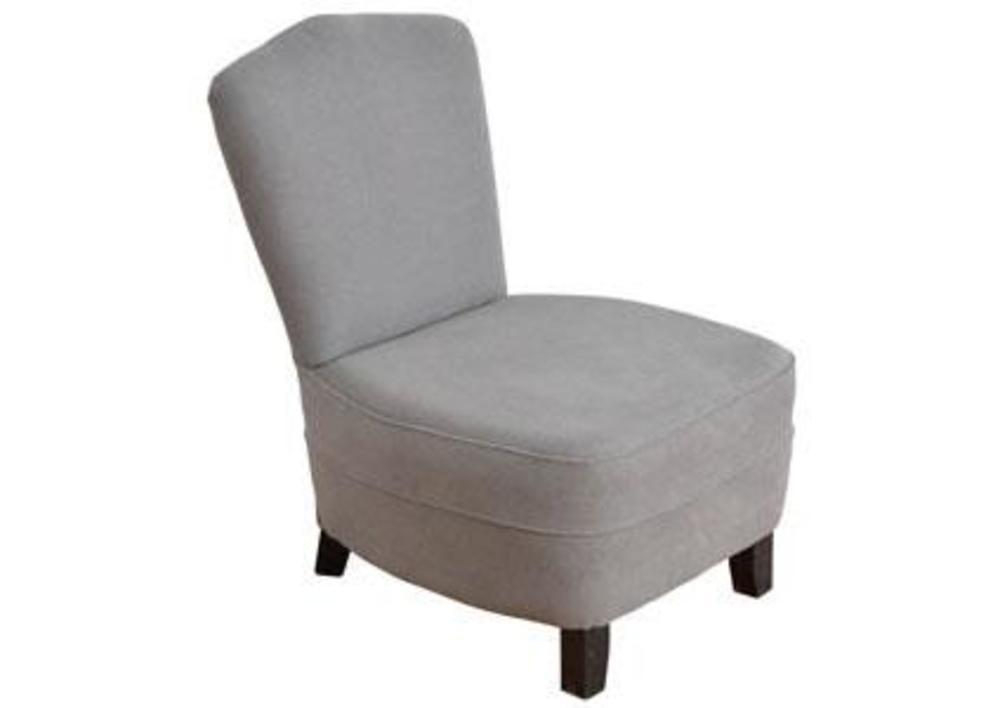 Chaise façon chauffeuse en tissu