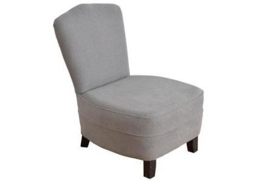 Chaise façon chauffeuse en tissu