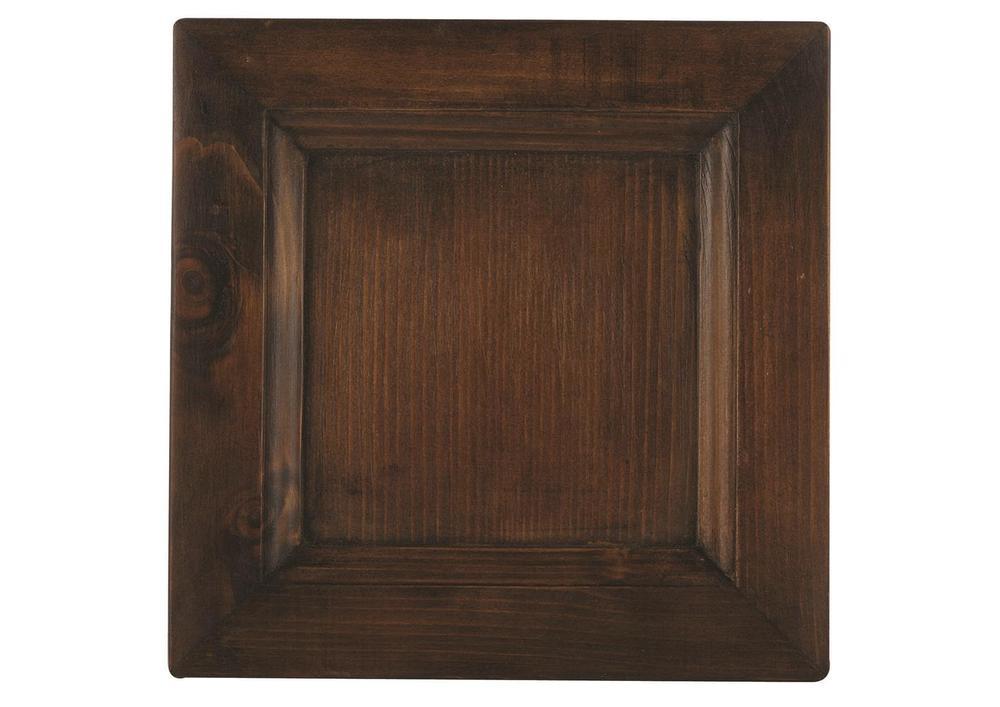 Console en pin massif pieds galbés bicolore 3