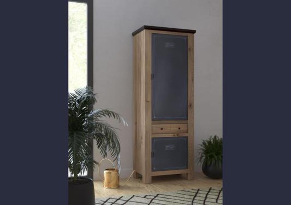 Colonne basse 2 portes métal et 1 tiroir 2