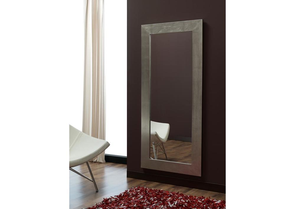Miroir contemporain laqué blanc 2