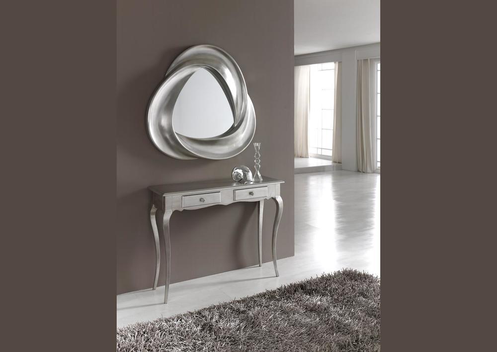 Miroir contemporain polyuréthane laqué blanc 4