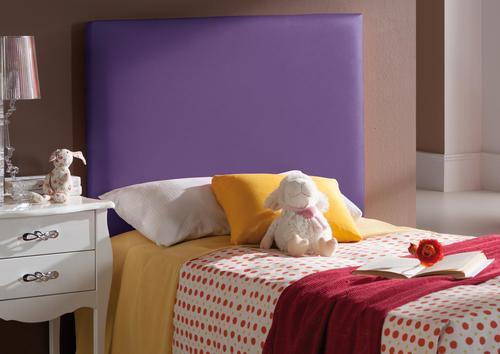 Lit contemporain en pvc violet