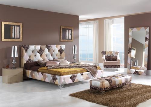 Lit contemporain patchwork